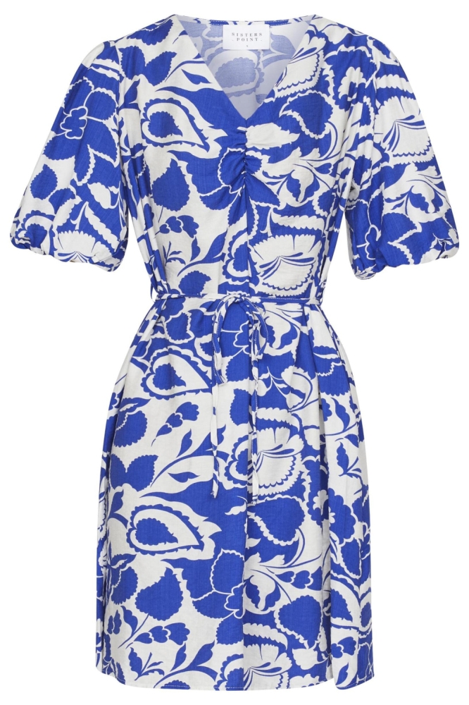 NOIR DR1 17724 CREAM/BLUE FLOWER
